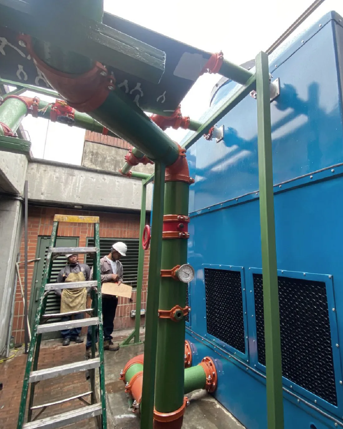 Instalación de sistema industrial de climatización